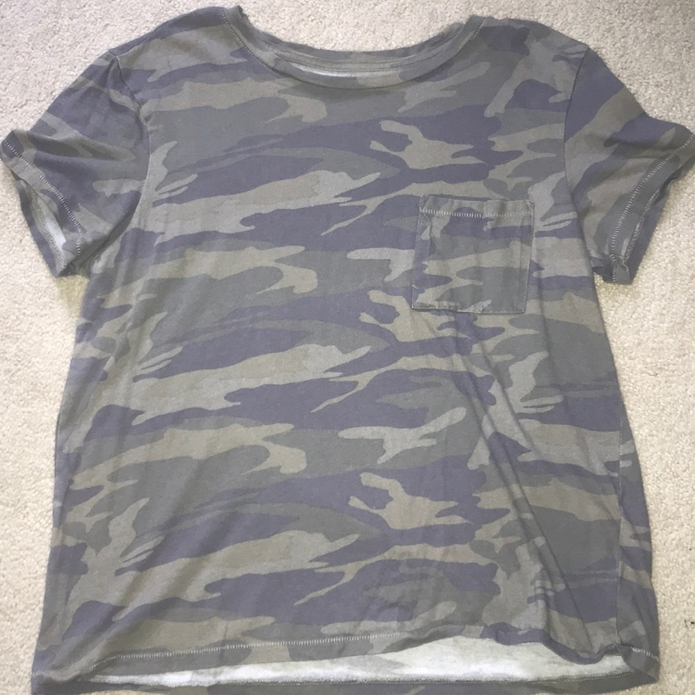 Abercrombie camo shirt